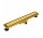 Линейный канал напольный Balneo Duplex Next Gold 90 cm, dwustronny, из нержавеющей стали szczotkowanej, z niskim syfonem i głębokim osadnikiem - золотой 