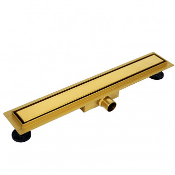 Линейный канал напольный Balneo Slim & Low ProLine Copper 70 cm - miedziany