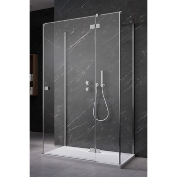 Двери для душа Radaway Essenza New KDJ+S 90 cm, левые, profil хром, стекло прозрачное