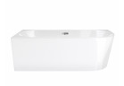 Ванна свободностоящая угловая Corsan Intero Slim (zwężona do krawędzi ванны) 150 x 75 cm, монтаж lewostronny, клапан klik-klak хром