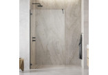 Двери раздвижные walk-in Radaway Furo, правые, с задней стенкой, 160x200cm, стекло бесцветное, profil хром