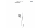 Набор Oltens Onega (S) смеситель скрытый с верхним душем 25 cm Vindel (S)i kompletem душевым Sog хром 36621100