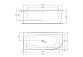  Ванна угловая Ideal Standard Hotline New 160x90 cm, левая - белый глянец