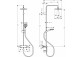 Душевой гарнитур Hansgrohe Vernis Blend Vario штанга Crometta 65 cm - хром