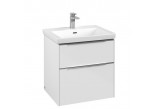 Шкафчик для раковины Villeroy&Boch Subway 3.0. 772x576x462mm, 2 szuflady, taupe
