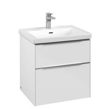 Шкафчик для раковины Villeroy&Boch Subway 3.0. 772x576x462mm, 2 szuflady, taupe