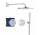 Душевой гарнитур Grohe Precision Thermostat с верхним душем Vitalio Rain Mono 310 - хром