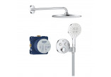 Душевой гарнитур Grohe Precision Thermostat с верхним душем Vitalio Rain Mono 310 - хром