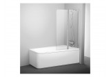 Шторки на ванну Ravak 100x150 cm, двухстворчатые, поворотный, wariant правый, do narożnych wanien 10°