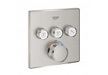 Смеситель скрытый Grohe Grohtherm SmartControl термостатическая 3-приёмники wody цвет нержавеющая сталь
