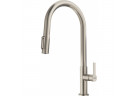 Смеситель кухонный Franke Maris Slim Clear Water J Pull-Out напольный - сталь