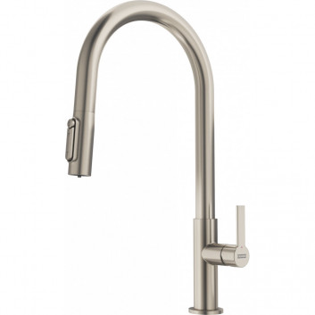 Смеситель кухонный с выдвижным изливом Franke Eos Neo pull-out spray - antracyt