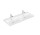 Раковина с тумбой двойная Villeroy & Boch Avento прямоугольная 120x47 cm, z переливом, с плёнкой CeramicPlus - белый глянец