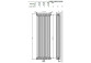 Радиатор Vasco Niva N1L1 вертикальная 42x182 cm - белый standardowy