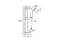 Душевой гарнитур Grohe Tempesta 100, лейка 2-режимная со шлангом 175cm i штангой 60cm, хром