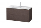 Шкафчик для раковины Duravit L-Cube, подвесной 1020 x 481 mm - дуб тёмный szczotkowany