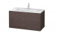 Шкафчик для раковины Duravit L-Cube, подвесной 820 x 481 mm - белая, благородный блеск