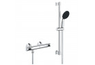 Смеситель для душа с термостатом Grohe Precision Flow, скрытая, с набором для душа - хром