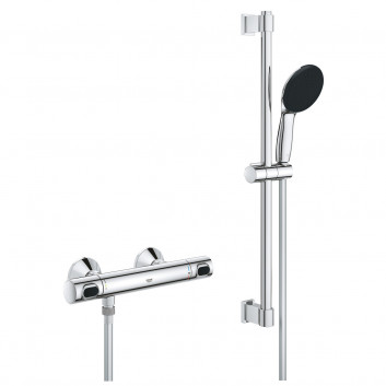 Смеситель для душа с термостатом Grohe Grohtherm 800, скрытая, с набором для душа, хром
