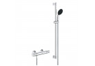 Смеситель для душа с термостатом Grohe Precision Start, скрытая, с набором для душа - хром