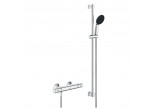 Смеситель для душа с термостатом Grohe Precision Start, скрытая, с набором для душа - хром