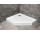 Поддон пятиугольный Radaway Doros PT E Compact, 90x80 cm, левый, акриловый - белый