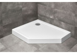 Поддон пятиугольный Radaway Doros Plus PT E, 100x90cm, правый, акриловый, белый