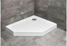 Поддон пятиугольный Radaway Doros PT E Compact, 90x80 cm, правый, акриловый - белый
