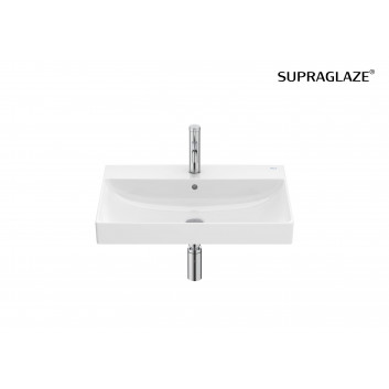 Мини раковина подвесная Roca Ona 65x46 cm FINECERAMIC® - белая