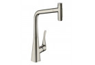 Смеситель кухонный Hansgrohe Metris Select M71, однорычажный 320, выдвижной излив, 2jet, sBox - нержавеющая сталь finish