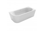 Ванна свободностоящая Roca Eternity Wall 165x75,5 cm белая