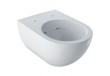 Раковина wc Geberit Acanto подвесной 53x35 cm, унитаз, bez kołnierza, с плёнкой KeraTect - белая