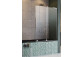 Шторки на ванну Radaway Furo SL PND II 100, левый, стекло бесцветное, 100x150cm, przesuwny, profil хром