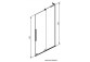 Шторки на ванну Radaway Furo SL PND II 100, левый, стекло бесцветное, 100x150cm, przesuwny, profil хром