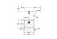 Zlewozmywak podblatowy Grohe K700 60-C 56/51 1.0, kompozytowy, 560x510 mm, серый гранит