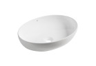 Раковина керамическая Laveo Desna 51,5x39,5 cm накладная, без отверстия na baterie - белая