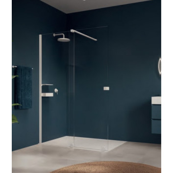 Стенка Walk -in z ruchomym segmentem Huppe Enjoy Pure, Typ 800, хром, стекло прозрачное z AntiPlaque