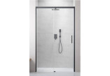 Двери для душа раздвижные Radaway Idea Black DWJ 100 Левые 98.7-101.2x200.5cm, profil чёрный, стекло бесцветное- sanitbuy.pl