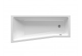 Ванна Ravak BeHappy II 160x75 cm, правая, акриловая - белая 