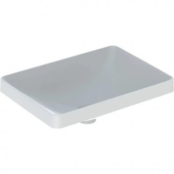 Geberit Variform Встраиваемая раковина, прямоугольная, 55cm, без перелива, без отверстия под смеситель