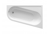 Ванна угловая Ravak Chrome 170x105 cm, вариант левосторонний, акриловая - белая