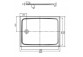 Поддон прямоугольный Kaldewei Cayonoplan стальной, z obniżonym nośnikiem ze styropianu, плоский 150x90 cm- белый