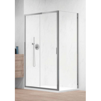 Двери для душа 120cm, Radaway Alienta DWJ, стекло прозрачные, profil хром