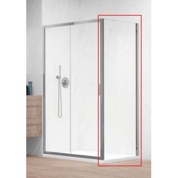 Двери для душа Radaway Alienta DWJ+S 100 cm - стекло прозрачные, profil хром