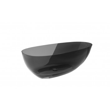 Ванна свободностоящая Besco Assos B&W, 160x70cm, чёрный/белый