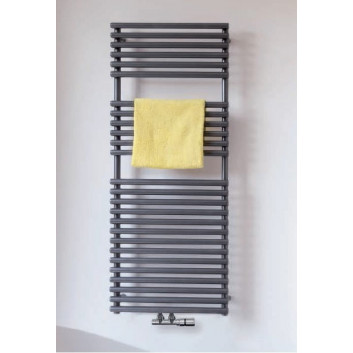 Радиатор Zehnder Charleston Bar 149,2 x 48,5 cm, вариант 2-колонна, z хромированном uchwytem для полотенец - белый