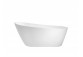 Ванна свободностоящая Besco Navia 150x80 cm овальная белая, maskownica syfonu z переливом белая