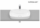 Накладная раковина Roca Inspira 55x37 cm, cienkościenna Soft FINECERAMIC, с плёнкой Supraglaze - белая