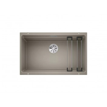 Zlewozmywak Blanco Subline 350/150-U керамический PuraPlus без пробки autoamtycznego 56.7x45.6cm, magnolia глянец