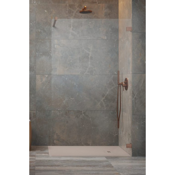 Душевая кабина Radaway Essenza Pro 8 Gold Walk-in 120, стекло бесцветное, profil золотой